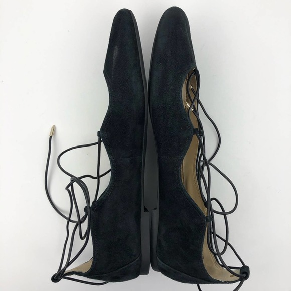 Sam Edelman Black Suede Flynt Ballet Flats | 9.5 - Picture 3 of 7